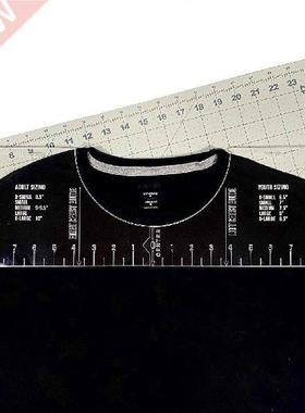 1Pcs Foldable Transparent Acrylic T-Shirt Guide Ruler