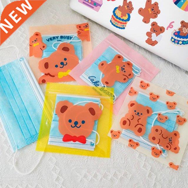 100pcs Cartoon Print Ziplock Bag Packaging Storage Bag Plast