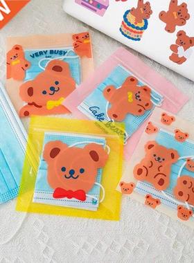 100pcs Cartoon Print Ziplock Bag Packaging Storage Bag Plast