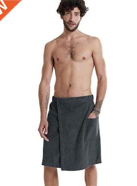 Men'S Soft Bathrobes, Comfortable Home Clothes, Sold Color