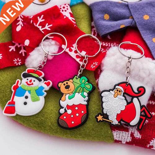 2020 Christmas Keychain Cartoon Santa Snowman e Key Chain Ch