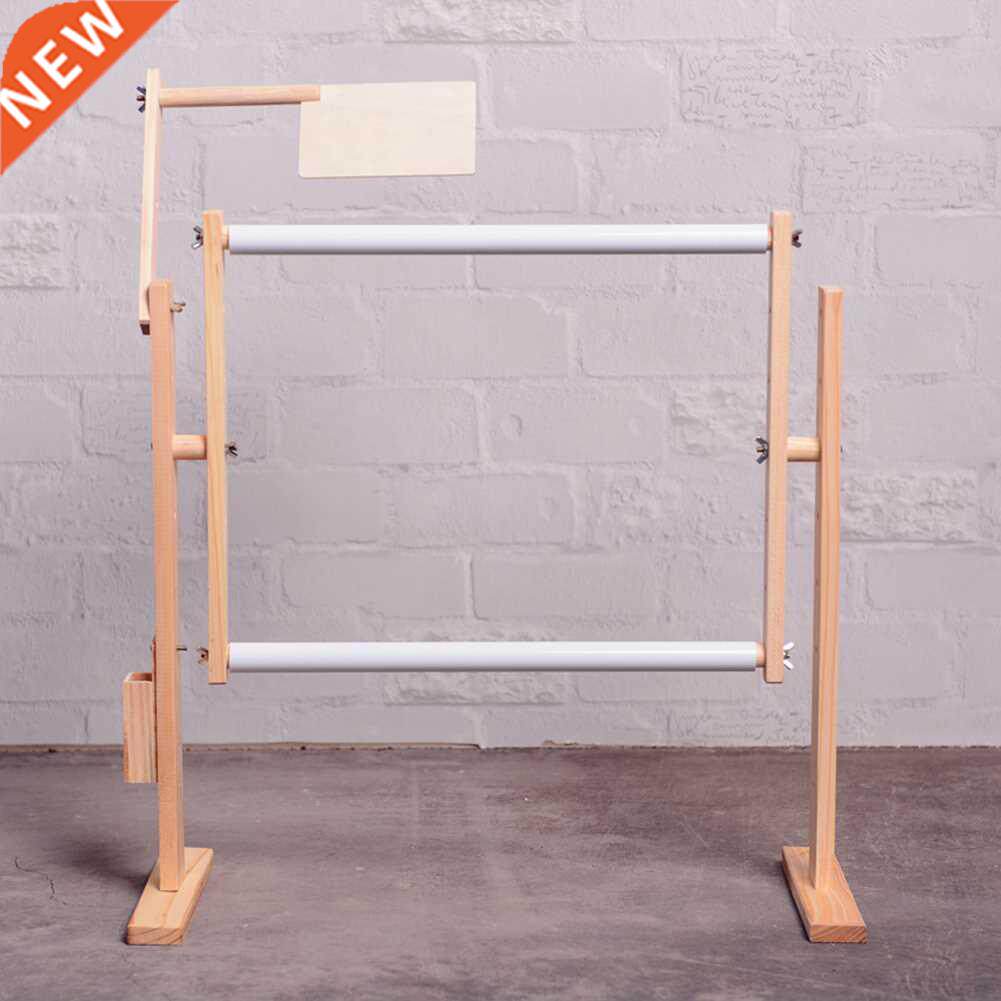 Adjustable Solid Wooden Cross Stitch Frame Rack Tabletop Des
