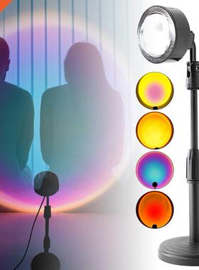 Sunset Projection Lamp Rainbow Floor Stand Night Light