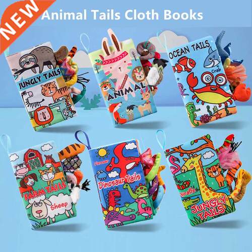 Baby Cloth Book Kids Infant Early Learning Educational Anima