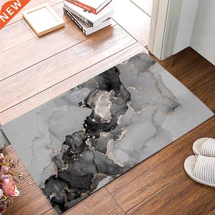 Marble Texture Ink Style Doormat Home Protective Floor Mat