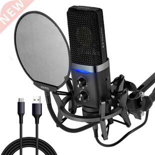 Computer Microphone Podcast Condenser Microphone Kit Compati