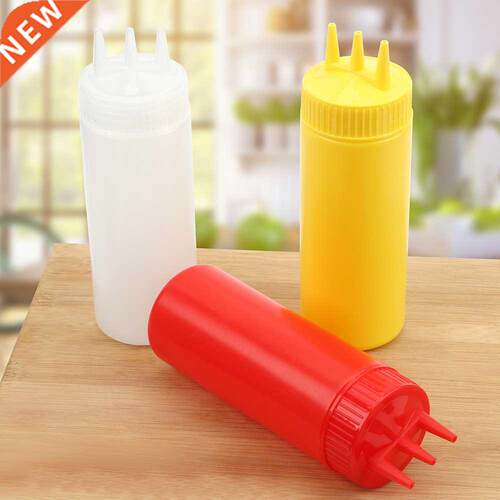 HILIFE Grvy Bot Condiment Dispenser 3 Hole Squeeze Bottle