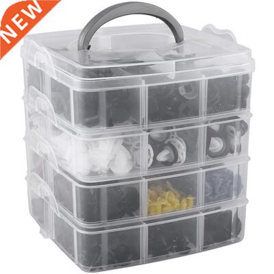620 Pcs Car Retainer Clips Plastic Fasteners Kit Fender Rive