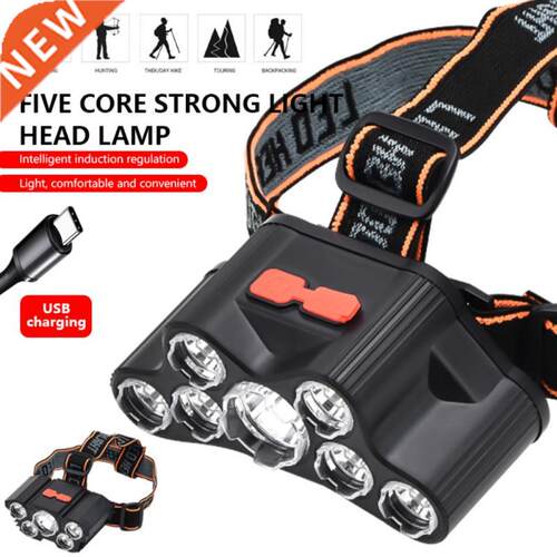 Drop Shipping Rechargeable Zoom 5/7LED Headlamp Fishing Head