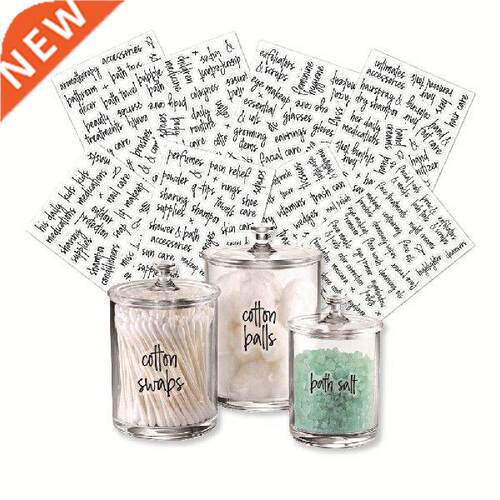189Pcs Bathroom Label Stickers Cosmetic Lotion Soap