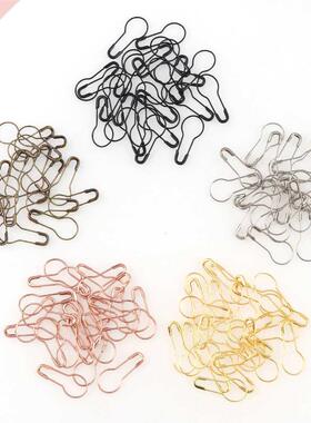 100Pcs Metal Pins Calabash Gourd Pear Shape Safety Metal Cli