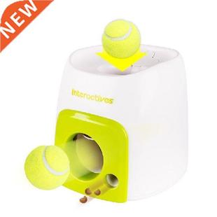 Automatic Pet Feeder Interactive Fetch Tennis Ball Launcher