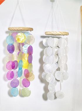 Rainbow Shell Wind Chime Room Decoration Nordic Hanging