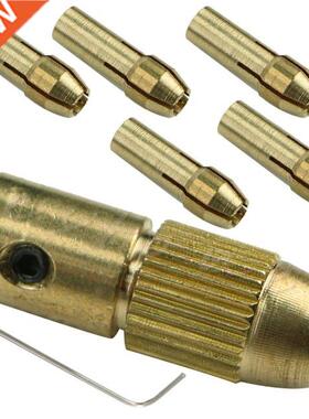 1 set 7Pcs 0.5-3mm Electric Drill Bit Collet Micro Twist Dri