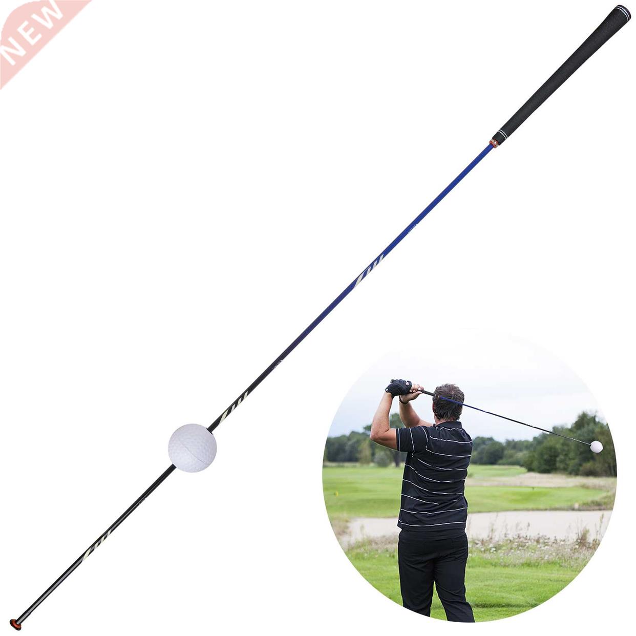 Golf Swing Trainer Women Men Golf Alignment Stick Golf Pract