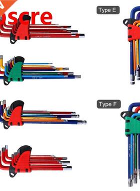 9pcs Ball-head Screwdriver Hex Wrench Set Hexagon Torx Star