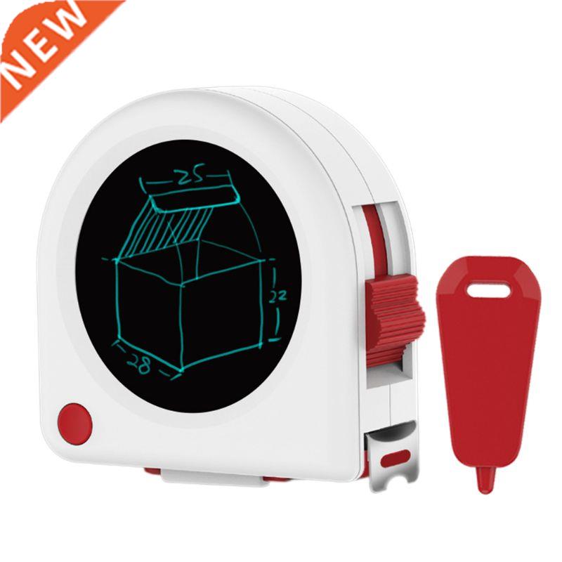 5m/16ft Tape Measure with LCD Writing Tablet Drawing Bod f