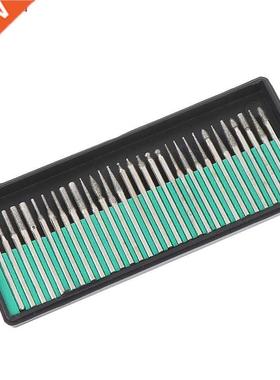 30 pcs meulage tête de coupe forets diamant sculpture outil