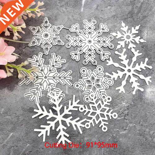 4pc/set Christmas snowflake Metal Cutting Dies Stencils For