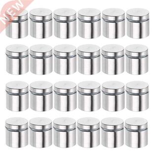 24 PCS Standoffs Screws 1 X 1 Inch Stainless Steel Sign Stan