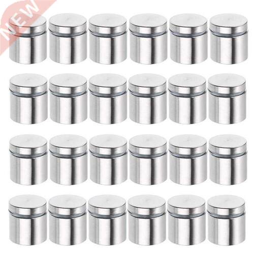 24 PCS Standoffs Screws 1 X 1 Inch Stainless Steel Sign Stan