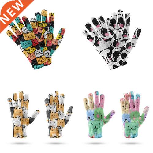 3D Printing Women Men Gloves Breathable Anti-Skid Gloves Out