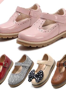 Children	s Leather Shoes for Student Girls PU Leather