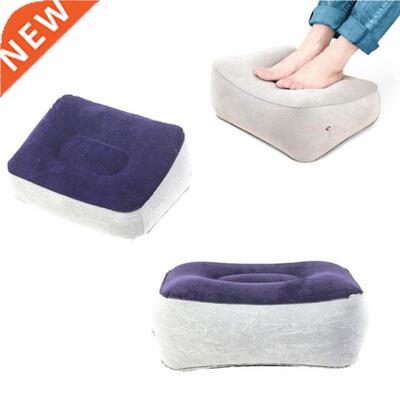 Soft Footrest Pillow PVC Inflatable Foot Rest Travel Pillow