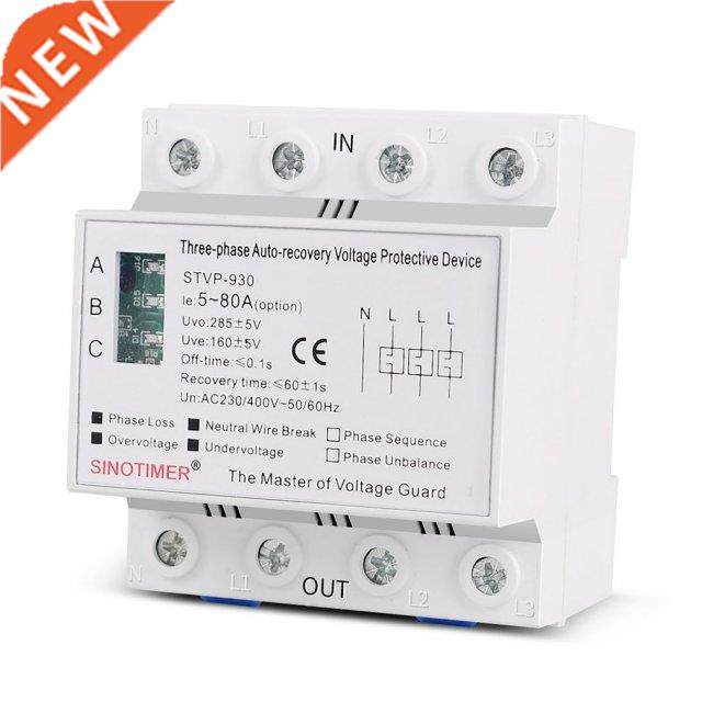 80V Three Phase Self Recovery Voltage Protectors Automatic