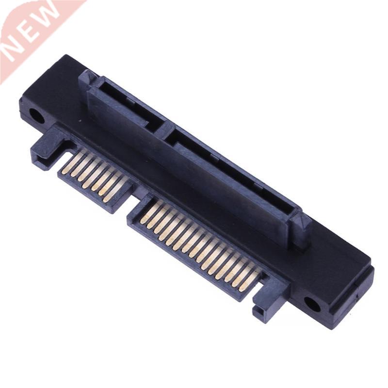 90 Degree Angle SATA 22Pin(7+15) Male to 22Pin(7+15) Female
