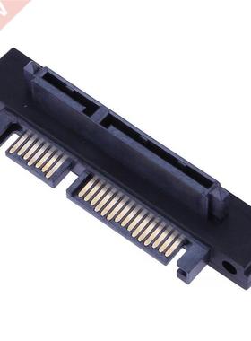 90 Degree Angle SATA 22Pin(7+15) Male to 22Pin(7+15) Female