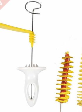1Set Potato Spiral Cutter Slicer Fried Potatoes Kitchen