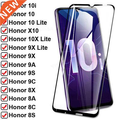 9D Full Protection Glass For Honor 10i 10 X10 Pro 9X 10X Lit