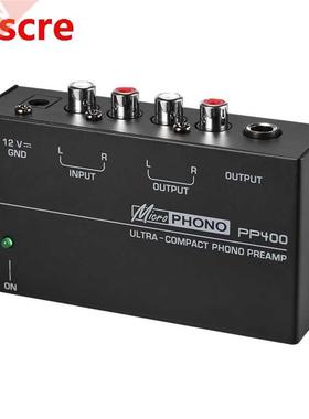 Ultra-Compact Phono Preamp Preamplifier With Rca 1/4Inch Trs