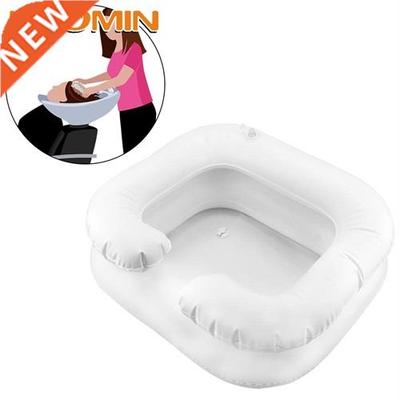 HOOMIN Shampoo Tray PVC Portable Inflatable Shampoo Basin