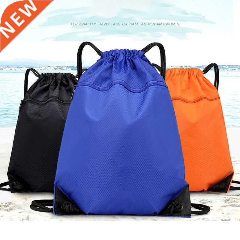 Waterproof Zipper Gym Sport Fitness Bag Foldable Backpack Dr