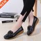Loafers Flats Shoes Woman Leather Spring Genuine Women