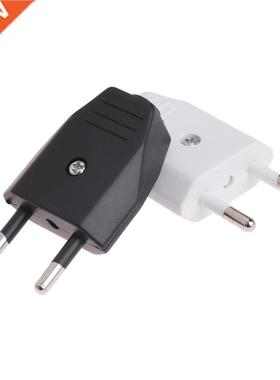 2Pcs/Set German Type European 2 Pin Plugs Network Cables 2.5