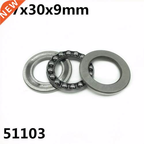 10Pcs 51103 17x30x9mm Axial Thrust Ball Bearings 8103 High q
