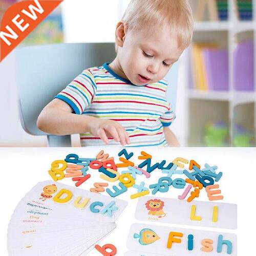 Wooden Alphabet Learning Alphabet Letters English Letters