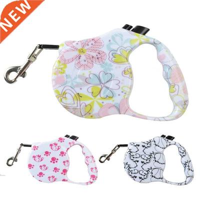 Printed Retractable Leash For Dogs Extending Puppy Walking L