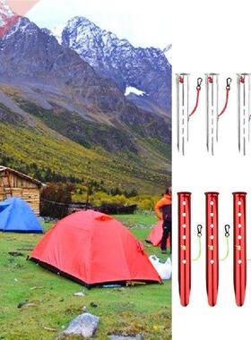 T4MF 4 Pcs U-Shaped Snow Nails Aluminum Alloy Nails Pegs