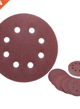 5 inch 8 Hole 120 Grit Sand Disc Ran Orbit Sandpaper Loop