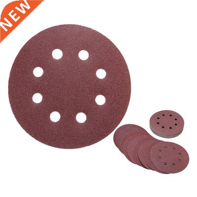 5 inch 8 Hole 120 Grit Sand Disc Ran Orbit Sandpaper Loop
