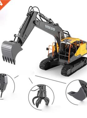 RC Excavator 6 Timber Grab Drill 17CH Remote Control Crawler