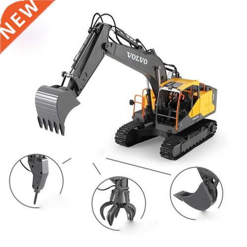 RC Excavator 6 Timber Grab Drill 17CH Remote Control Crawler