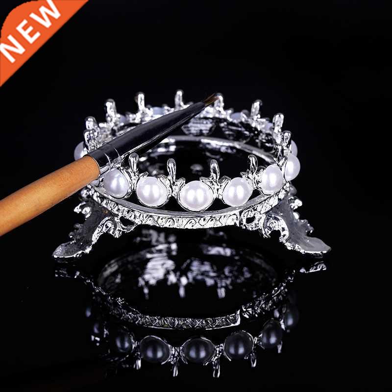 False Nail Art Plate Tips  Design Display Stand Golden R