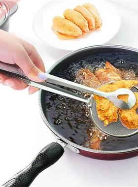 Multi-functional Filter Spoon With Clip Food Kitchen Oil-Fry