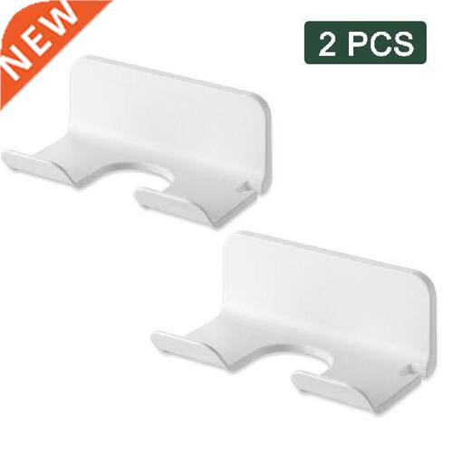 2pcs Hair Dryer Storage Holder Wall Mounted Punch-free