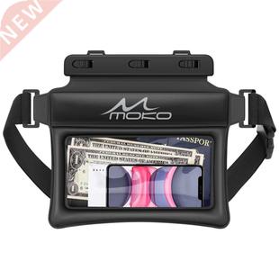MoKo Waterproof Phone Pouch Fanny Pack Floating Dry Bag Swim